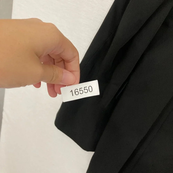 J. Crew Women's Black Wool Blend Long Line Jacket Blazer size 14 Office Career - Picture 10 of 10